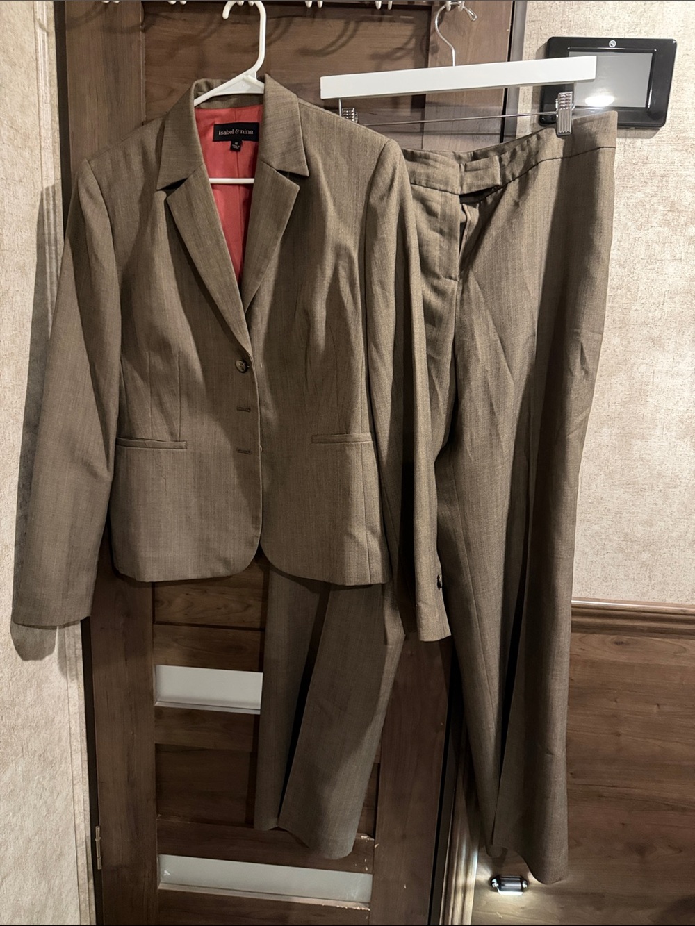Women's Brown Blazer and Trouser Suit - Isolde & Mavis